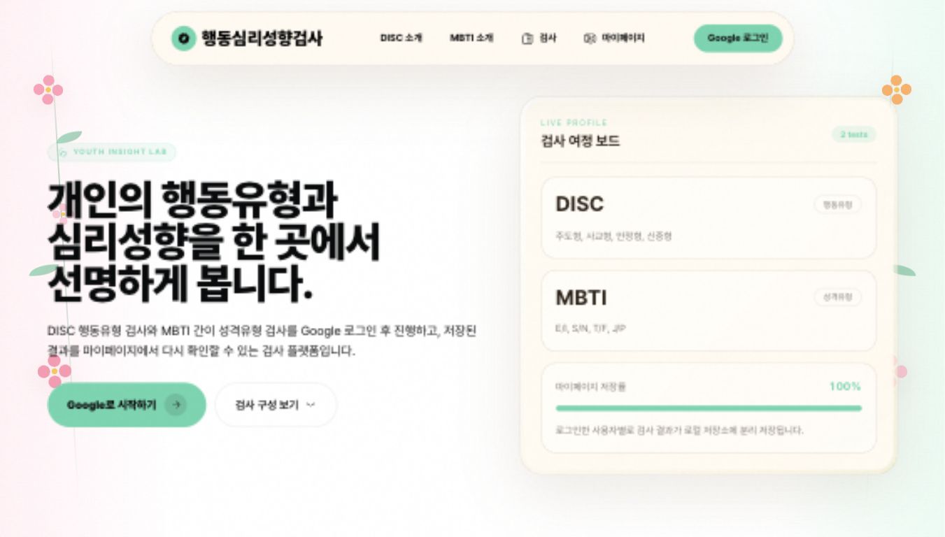 행동심리성향검사